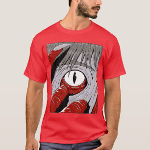 Griezelige Anime Horror grappig T-shirt