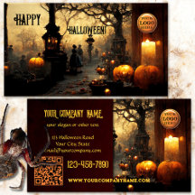 Griezelige begraafplaats Halloween