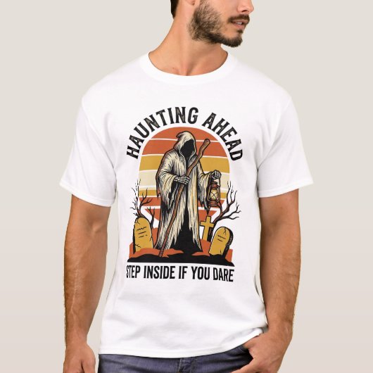 Griezelige begraafplaats shirt met heksendons Reap (Voorkant)