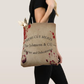 Griezelige Bloederige Douane Slager Tote Bag (Dichtbij)