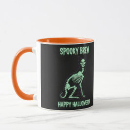 GRIEZELIGE BROUWSEL Skeleton Kat Kop