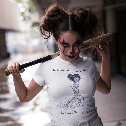 griezelige bruidskleding t-shirt