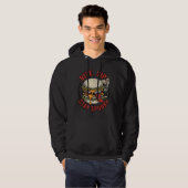 Griezelige Burger T-shirt Vintage Gravure Hallowee (Voorkant volledig)