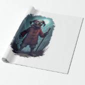 Griezelige Cane Corso Cadeaupapier (Uitgerold)