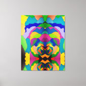 Griezelige clown canvas afdruk (Voorkant)