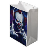 Griezelige clowncadeautas medium cadeauzakje (Voorkant Gekanteld)