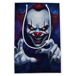 Griezelige clowncadeautas medium cadeauzakje