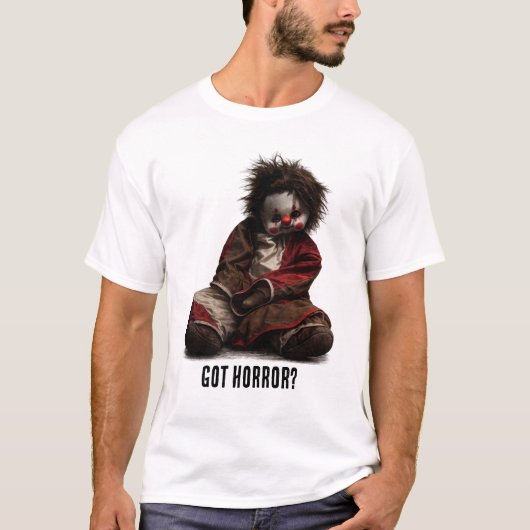 Griezelige Clownpop - Hebt u Horror? T-shirt (Voorkant)