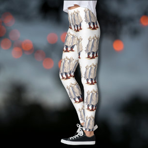 Griezelige Cowboy Geesten Halloween Leggings