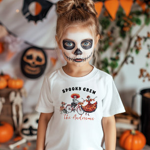 Griezelige Crew Halloween Matching Familie T-shirt