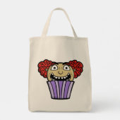 Griezelige Cupcake Clown Tote Bag (Achterkant)