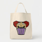 Griezelige Cupcake Clown Tote Bag (Voorkant)