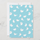 GRIEZELIGE CUTE EN MODERNE UITNODIGING VOOR JONGEN (Achterkant)