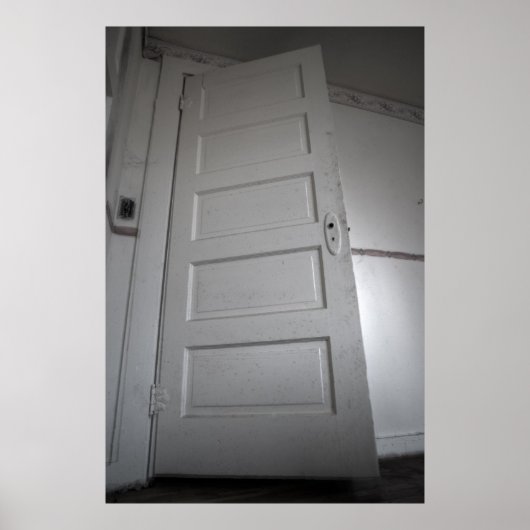 griezelige deur poster (Voorkant)