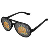 Griezelige Dieren Pompoen Aviator Zonnebril (Gekanteld)