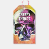 Griezelige dingen. cadeaulabel (Achterkant)