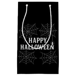 Griezelige Dranken Gelukkig Halloween Spinnenwebbe Klein Cadeauzakje