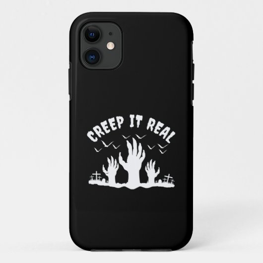 GRIEZELIGE ECHTE HALLOWEEN KERKHOF KLEDING Case-Mate iPhone CASE (Achterkant)