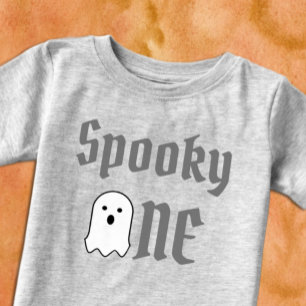 Griezelige Eén 1e Verjaardag Baby T-Shirt