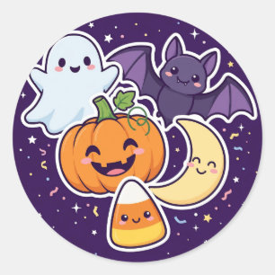 Griezelige Eén Geest Sticker Vel - Schattig Hallow