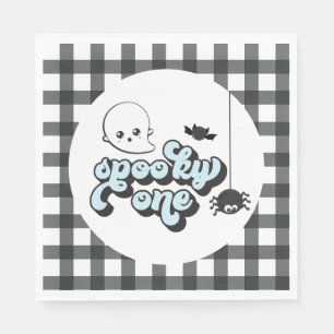 Griezelige Eén Halloween 1e Verjaardag Servet