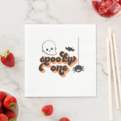 Griezelige Eén Halloween 1e Verjaardag Servet (Insitu)