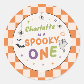 Griezelige Eén Halloween 1e Verjaardag Sticker