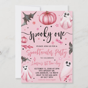 Griezelige eerste verjaardag met Halloween Kaart