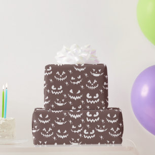 Griezelige en Verschrikkelijke Jack-O' Lantern Gez Cadeaupapier
