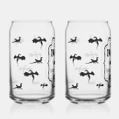 Griezelige Fantasy Gotische Drinkglas Blikvorm Glas (Voorkant)