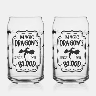 Griezelige Fantasy Gotische Drinkglas Blikvorm Glas