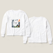 Griezelige feest frame T-shirt (Voorkant /achterkant)
