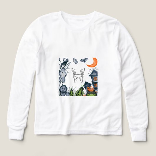 Griezelige feest frame T-shirt (Voorkant)