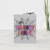 Griezelige Feest Plezier Spinnenweb (Voorkant)