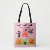 Griezelige feestvreugde tote bag (Voorkant)