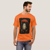 Griezelige Forest Ghost onder druipende paddenstoe T-shirt (Voorkant volledig)