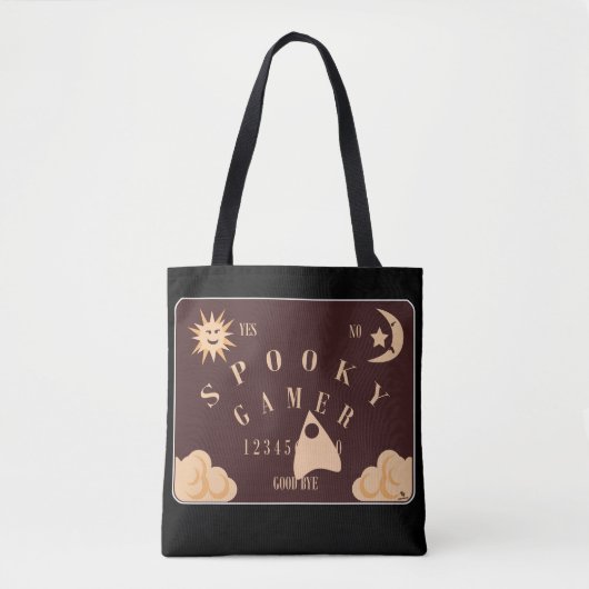 Griezelige Gamer Plezier Bordspel Illustratie Tote Bag (Voorkant)