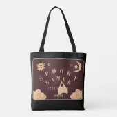 Griezelige Gamer Plezier Bordspel Illustratie Tote Bag (Achterkant)