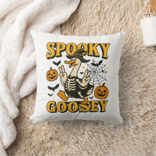 Griezelige Gans Halloween Voor Jongen Meisje Pompo Kussen