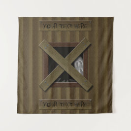 Griezelige Geest Boo Halloween Achtergrond Rekwisi Wandkleed