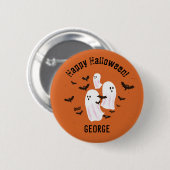 Griezelige Geest Halloween Aangepaste Knop Ronde Button 5,7 Cm (Voorkant /achterkant)