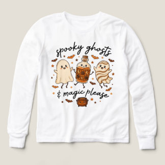 Griezelige Geest Koffie Latte Schattig Halloween H