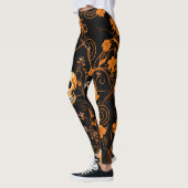 Griezelige geraamtes Halloween Leggings (Links)