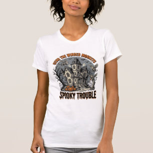 Griezelige gevleugelde apen Griezelen Halloween Sh T-shirt