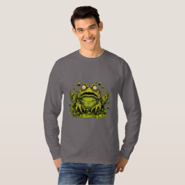Griezelige giftige mutatie kikker shirt met lange 