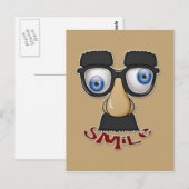 griezelige glimlach briefkaart (Voorkant / Achterkant)