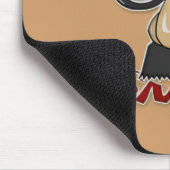 griezelige glimlach muismat (Hoek)