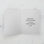 Griezelige Glowing Aura Look "66 JAAR OUD!" + Naam Kaart (Binnen)