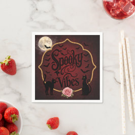 Griezelige Gothic Halloween Servet
