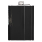 Griezelige Gothic Porselein Doll Halloween Horror Heupfles (Achterkant)